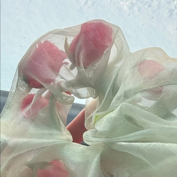 Sage Sheer Room Shop Scrunchie - Picture 3 of 3